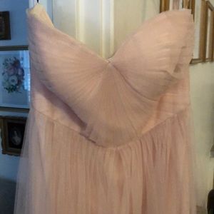 Blush Pink Jenny Yoo strapless dress